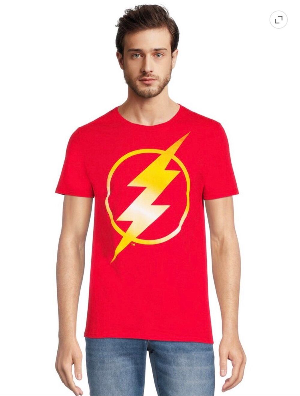 DC Comics The Flash Graphic Tee Men’s Size Medium